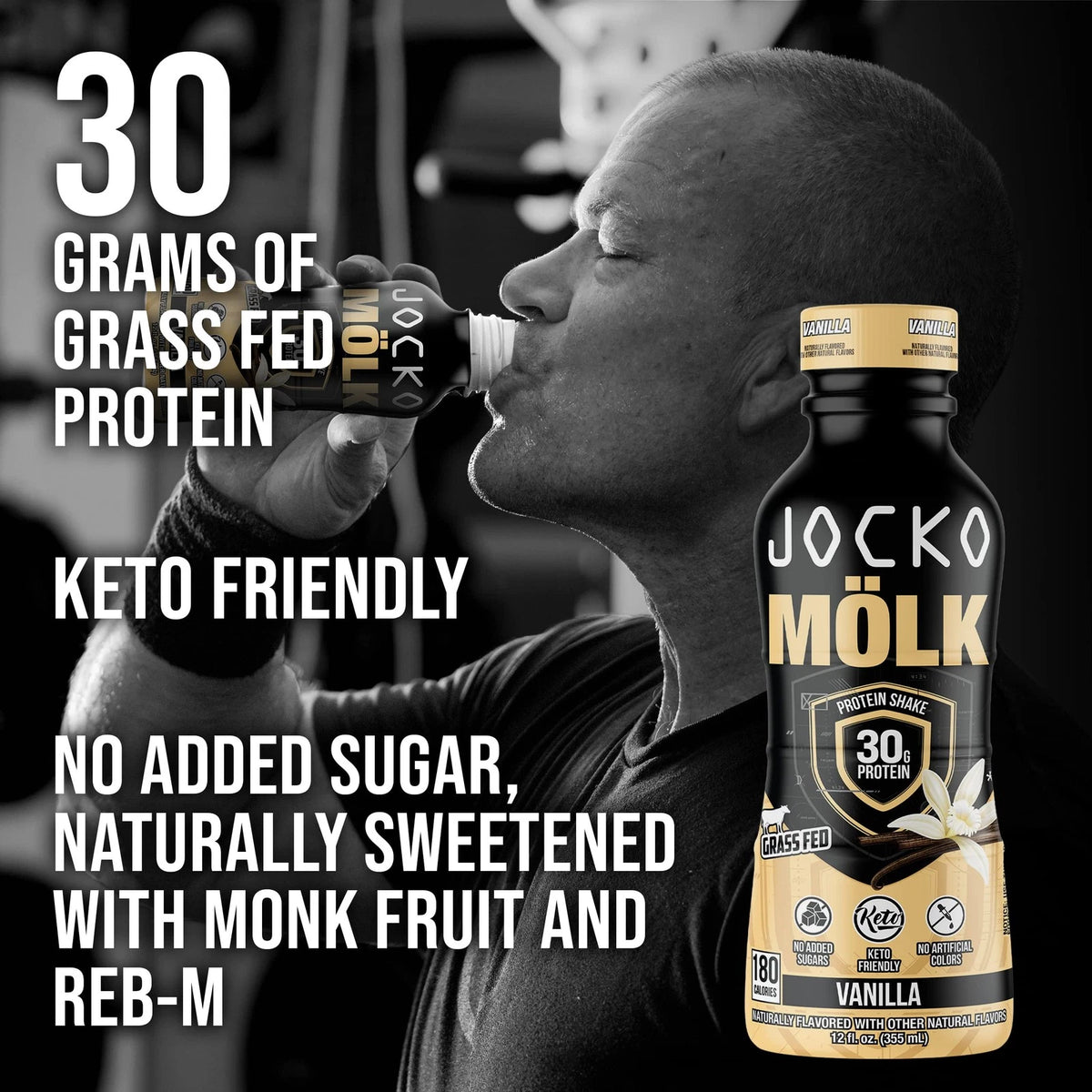 Protein Shake Bundle for Jocko Fuel (24 Count) - Vanilla & Chocolate