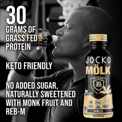 Protein Shake Bundle for Jocko Fuel (24 Count) - Vanilla & Chocolate