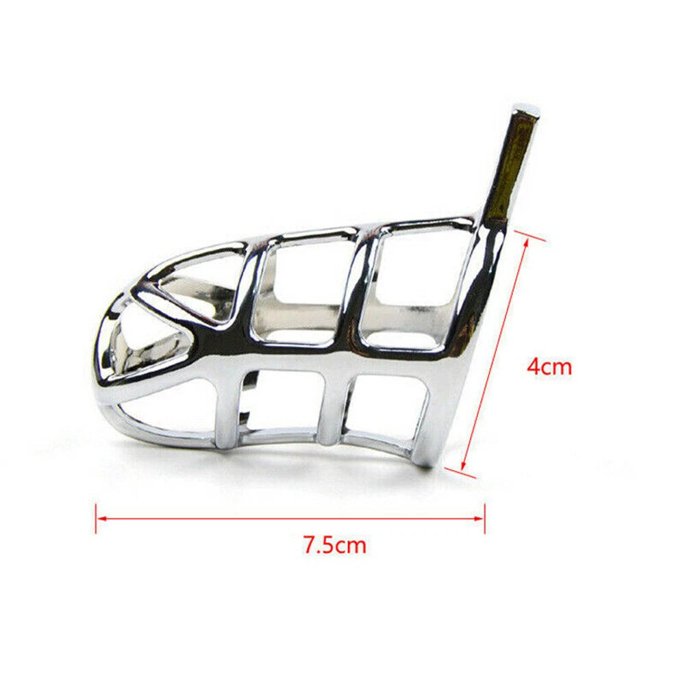 Stainless Steel Male Chastity Belt for Universal Fit (No Specific Years)