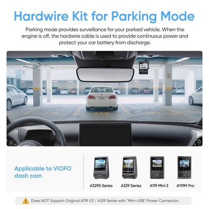 8-Piece Hardwire Kit for VIOFO HK4