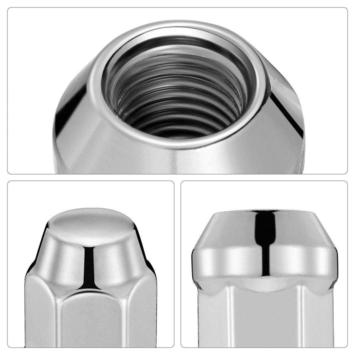 20 Pc Chrome Lug Nut Set for Chevrolet Camaro/Captiva/Corvette/Impala/Malibu