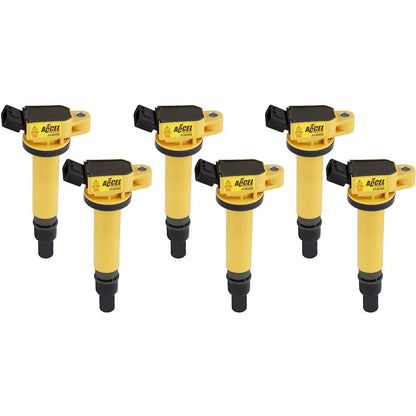 Set of 6 Accel Ignition Coils for Toyota Tacoma 4Runner (2004–2012) 140495-6