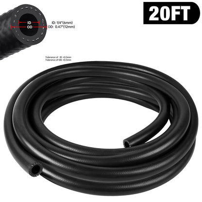 Fuel Line 1/4 Inch ID NBR Hose for Small Engine (20FT) (2019–2024)