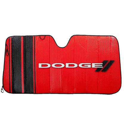 Red Accordion Windshield SunShade for Dodge Ram (Universal) 003705R01