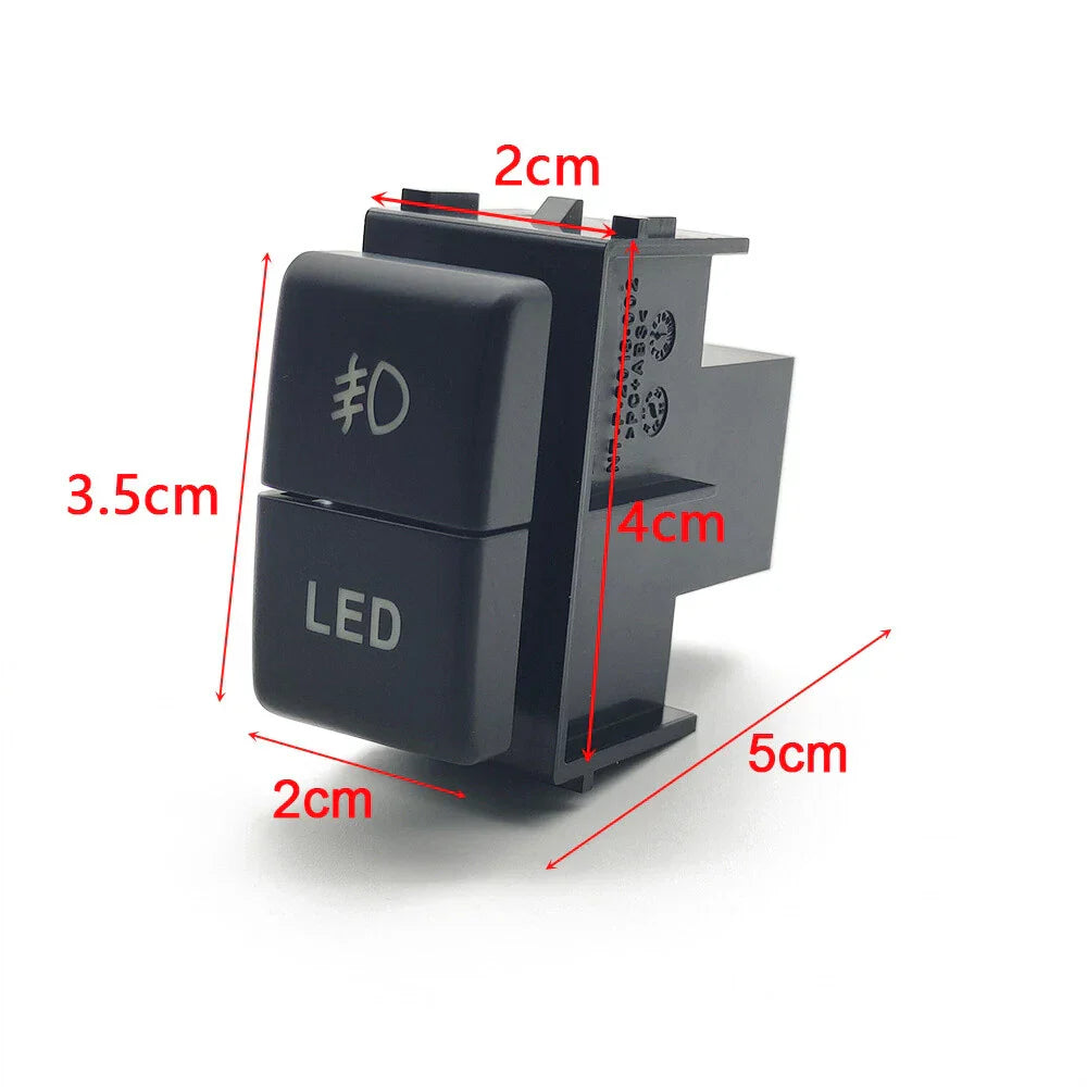 5-Wire LED Light Dual Key Switch for Nissan Patrol Y61 Y62 Titan Xterra