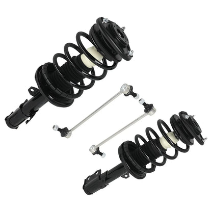 Set of 4 Complete Struts & Sway Bar Links for Toyota Corolla (2003–2008)