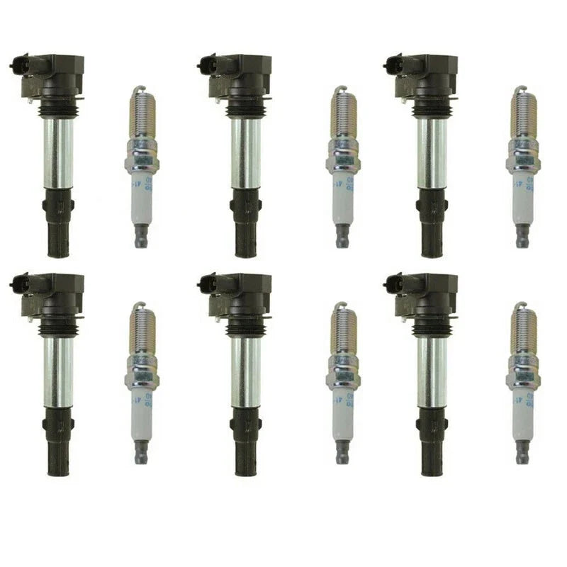 6X Ignition Coils & Spark Plugs for Cadillac Buick Saab 9-3 (2003–2011) UF375
