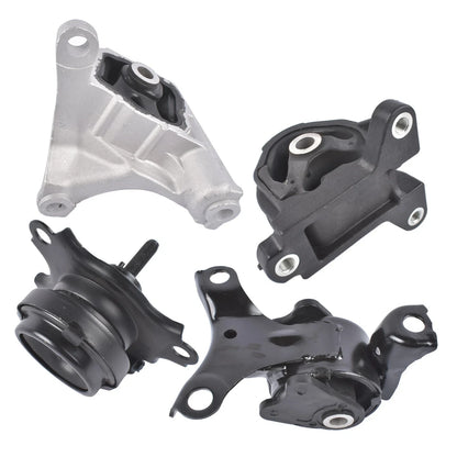 Set of 4 Engine Motor and Transmission Mounts for Acura RSX (2002–2006) and Honda Civic (2002–2005)