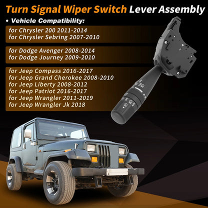 Turn Signal Switch Lever 68015101AG for Dodge Avenger (2008–2014) Journey (2009–2010)
