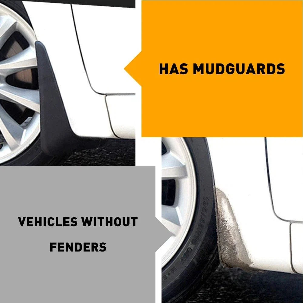 Set of 4 Mud Flaps Splash Guards for Universal Cars