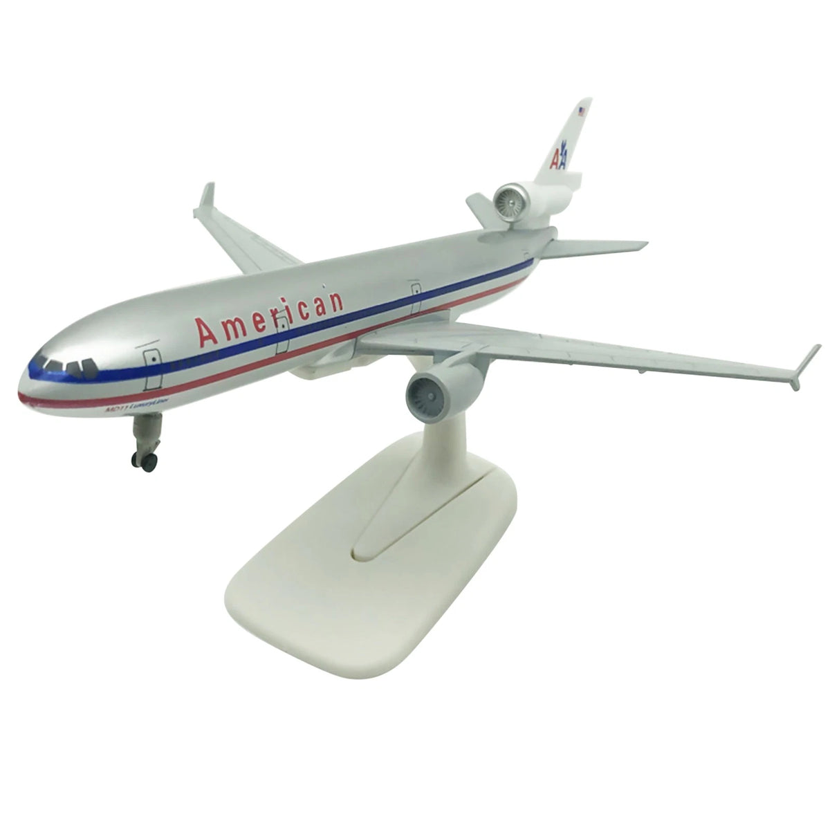 1:400 American MD-11 Airplane Alloy Model Souvenir Display with Stand