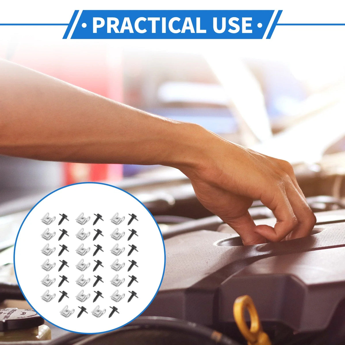 30 Set Fender Liner Splash Shield Bumper Cover Screw for BMW 1 Series (2011)