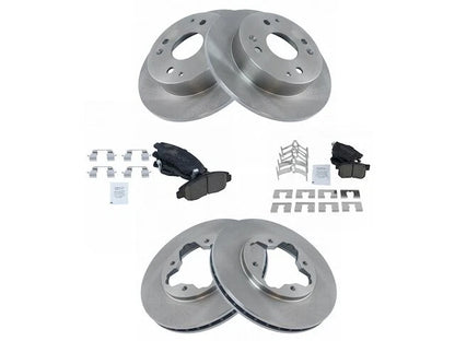 Brake Pad and Rotor Kit for Acura CL (1997) 65375JCZY