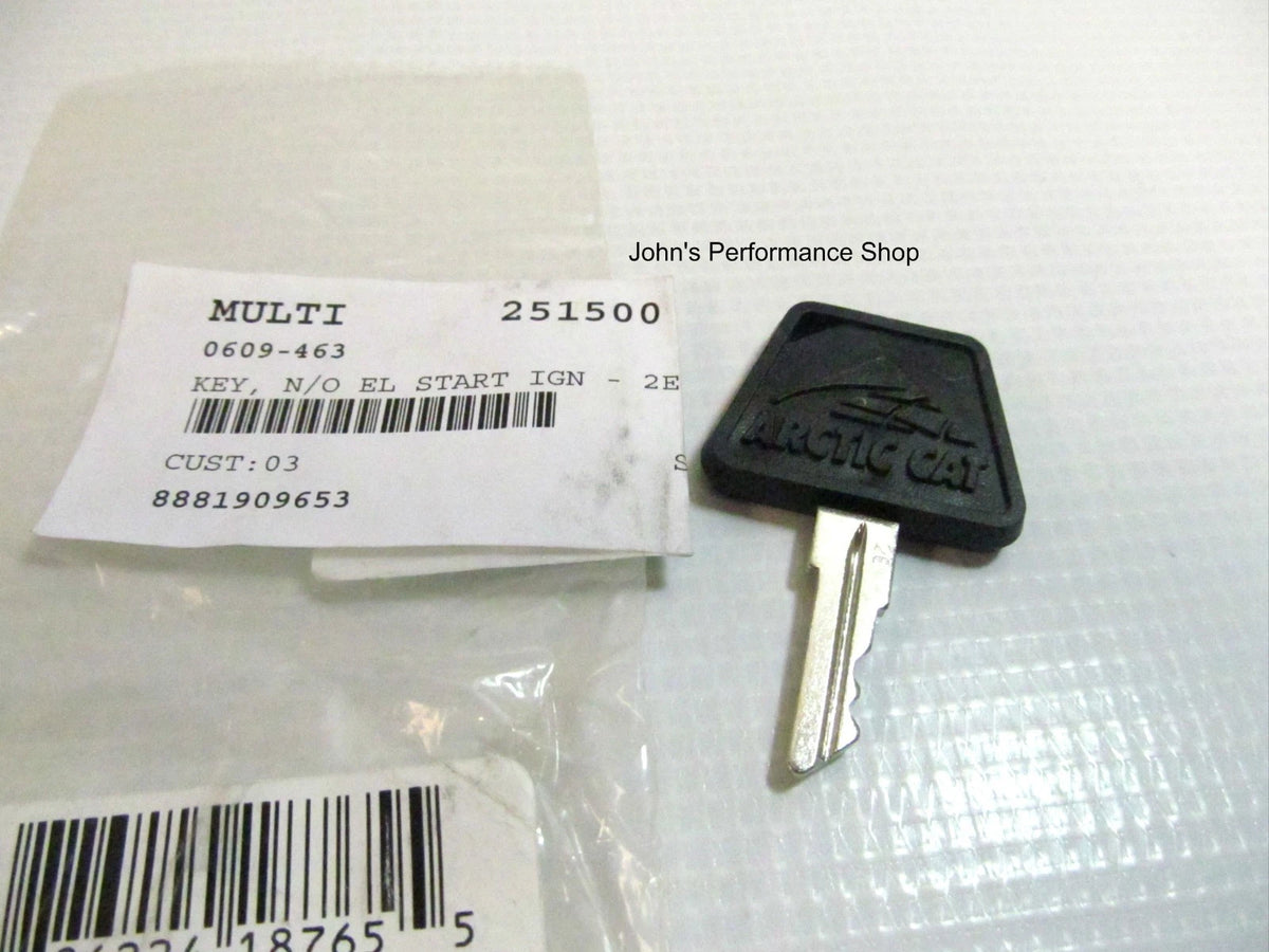 OEM Ignition Key for Arctic Cat Snowmobile (0609-463)