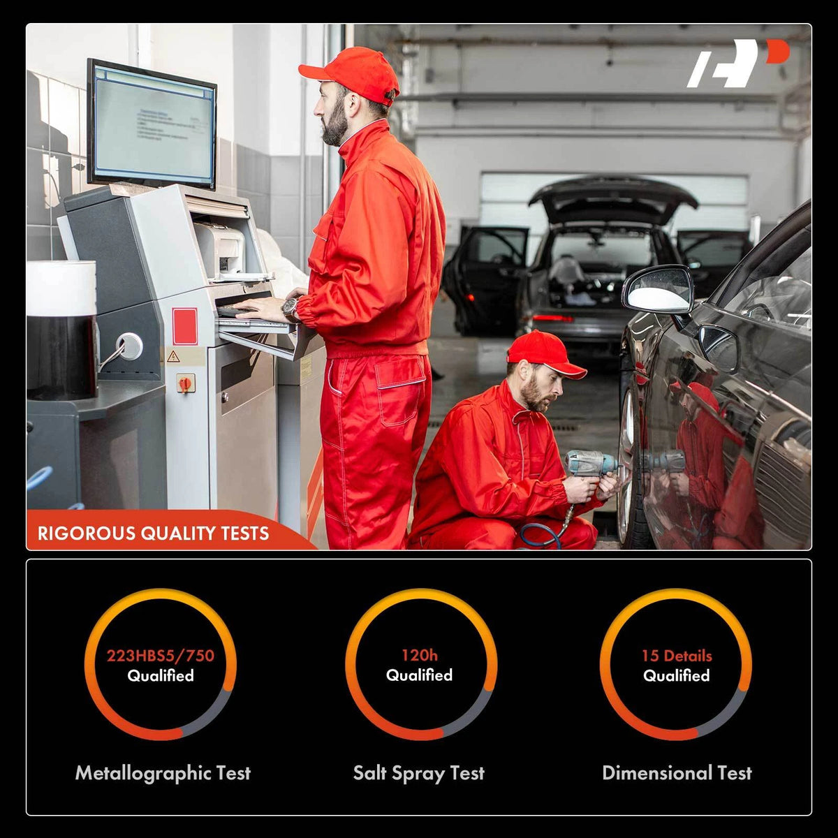 Pair Front Steering Knuckle for Ford Transit Connect (2014–2018) DV6Z3K185A, DV6Z3K186A