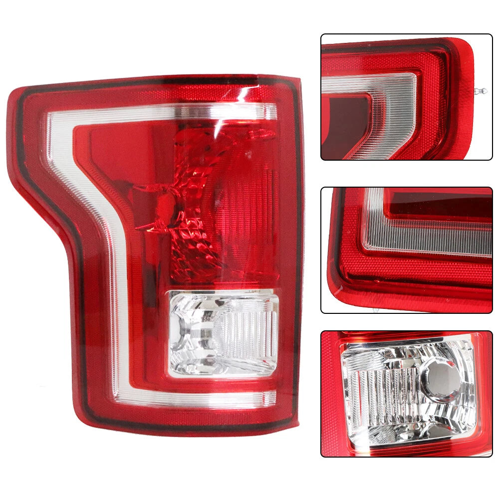 Set of 2 Red Rear Brake Tail Lights for Ford F-150 (2015–2017) FO2801239C, FO2800239C