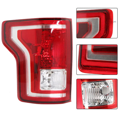 Set of 2 Red Rear Brake Tail Lights for Ford F-150 (2015–2017) FO2801239C, FO2800239C