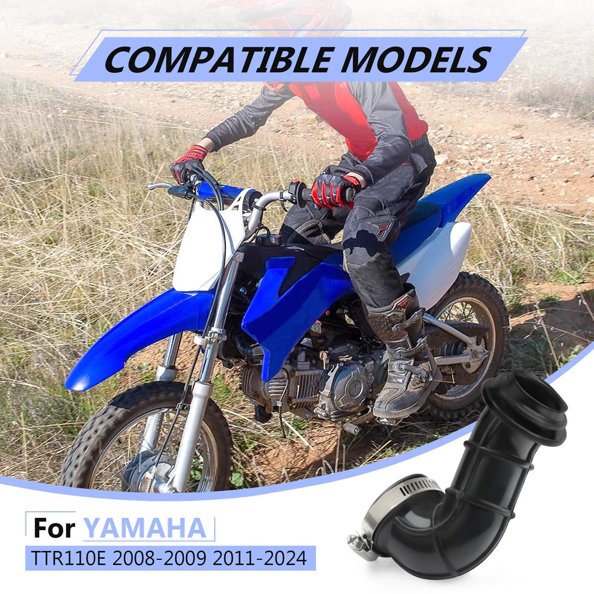 Intake Boot for Yamaha TTR110E (2008–2024) 5B6-14453-00-00