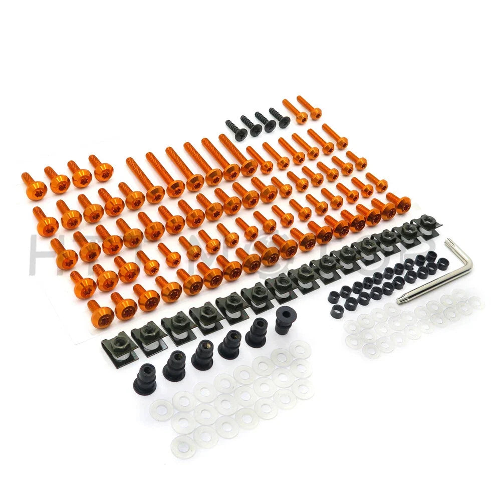 Complete Fairing Bolts Kit for Glod Motorcycle Sportbike