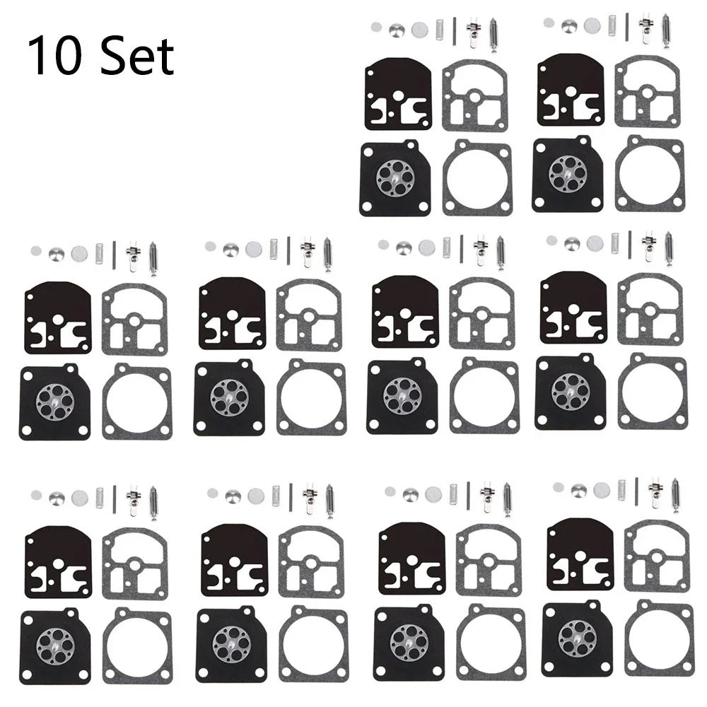 Set of 10 Carburetor Repair Kits for Stihl 010 011 011AV (C1S-S1A, C1S-S1B, RB-11)
