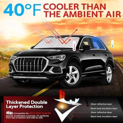 Windshield Sun Shade for Audi Q3 (2019–2026) ZYADQ31923