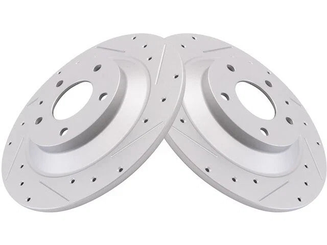 Set of 2 Rear Brake Rotors for Mazda CX-30 AWD (2020–2024) ZZ848SZ