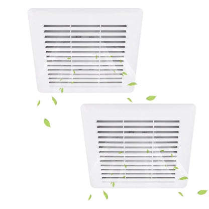 Bathroom Ceiling Fan Grille with Springs for Wall-Mount Exhaust Fan