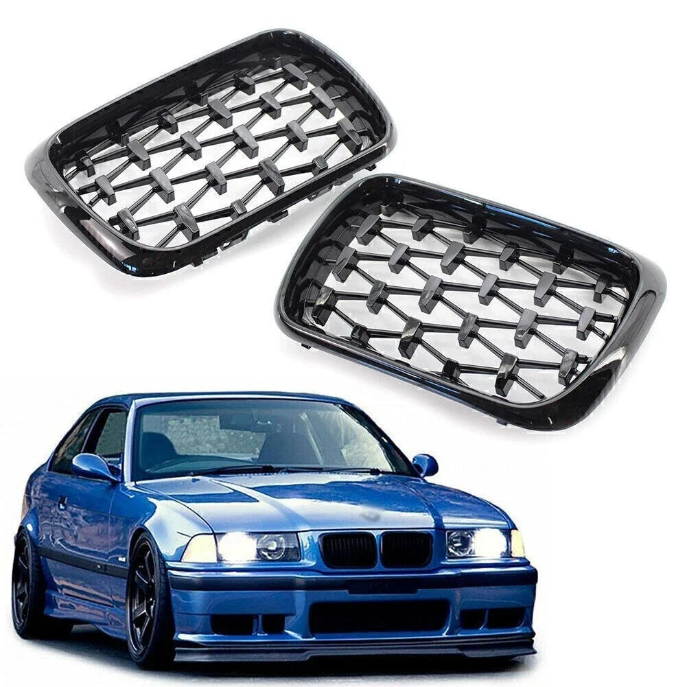 Honeycombe Front Bumper Grille for BMW E36 3 Series (1997–1999)