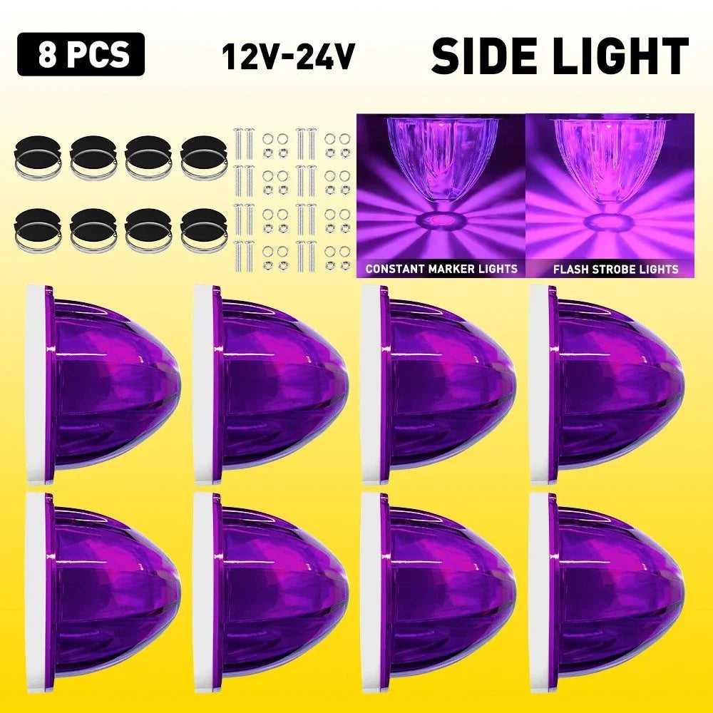 8X Waterproof LED Tail Lights for Heavy Duty Truck (EPY)
