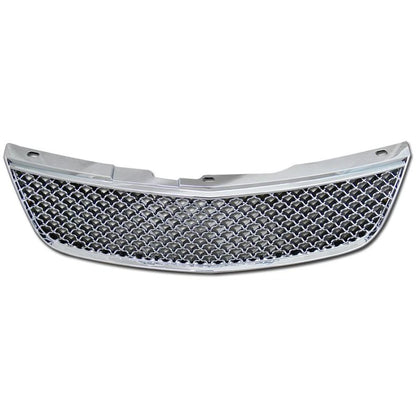 Chrome Mesh Style Front Upper Grille for Chevy Impala (2000–2005) FG904