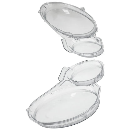 2X Headlight Lens Cover Kit for Mercedes Benz E240 E280 E300 E350 (2002–2008)