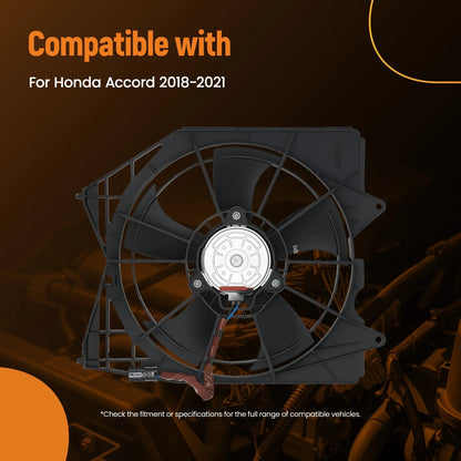 Electric Radiator Cooling Fan for Honda Accord (2018–2021) HO3115172 5Blade