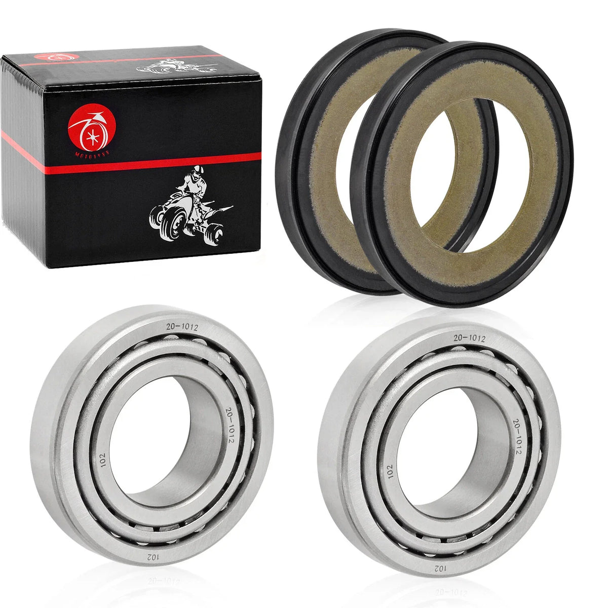 Steering Head Bearings & Seals Neck Post Kit for Sportster 1200 (1988–2016)