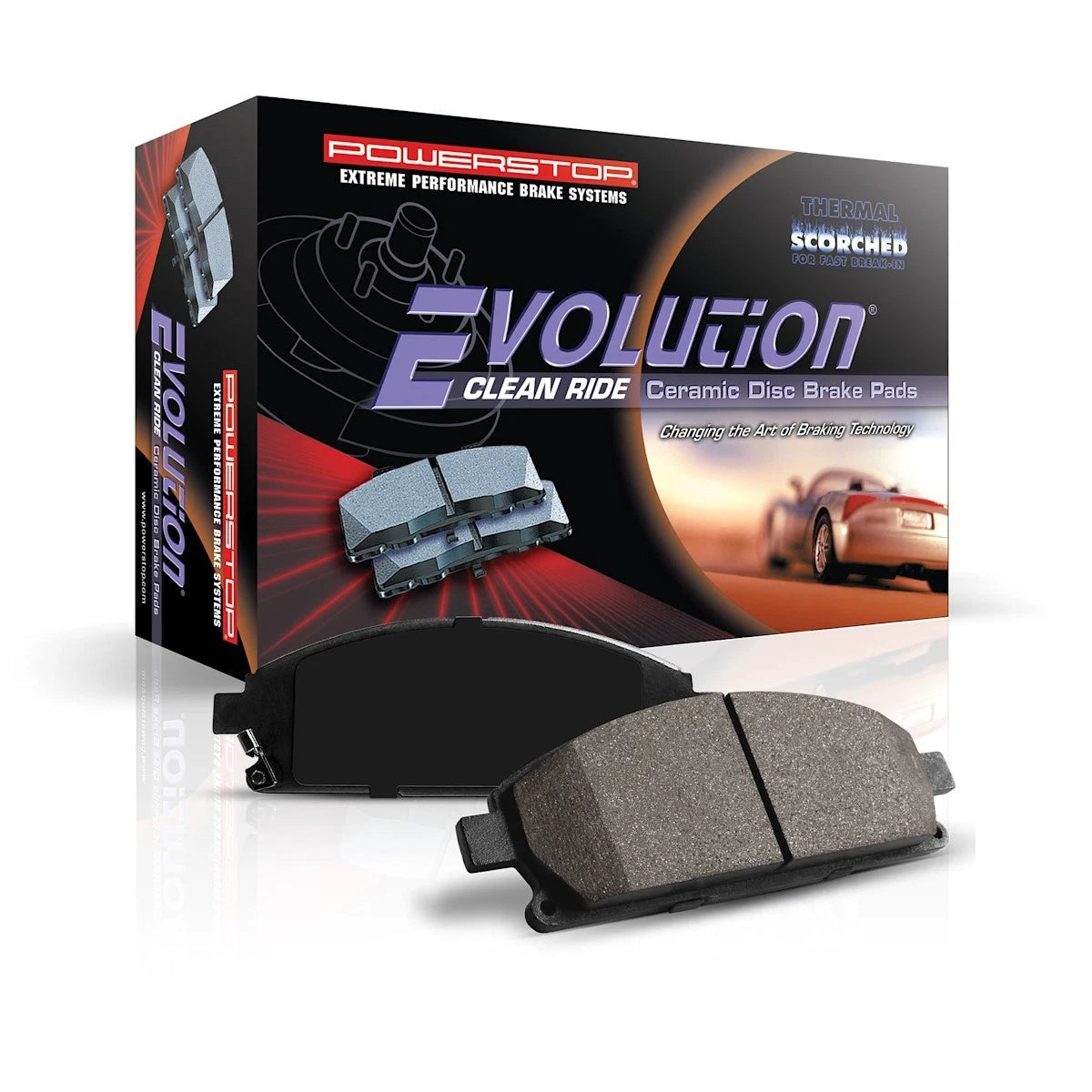 2X Powerstop Brake Pad Set Rear for Mini Cooper (2002–2003) 16-940