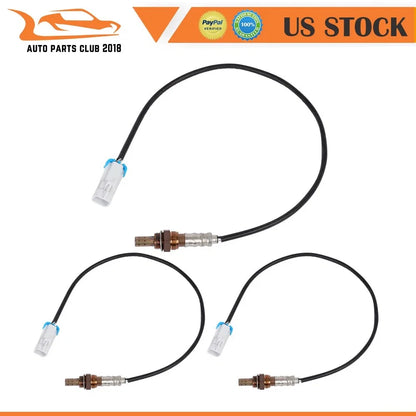 Set of 3 Oxygen Sensors for 2002 Chevy Blazer S10 4.3L V6