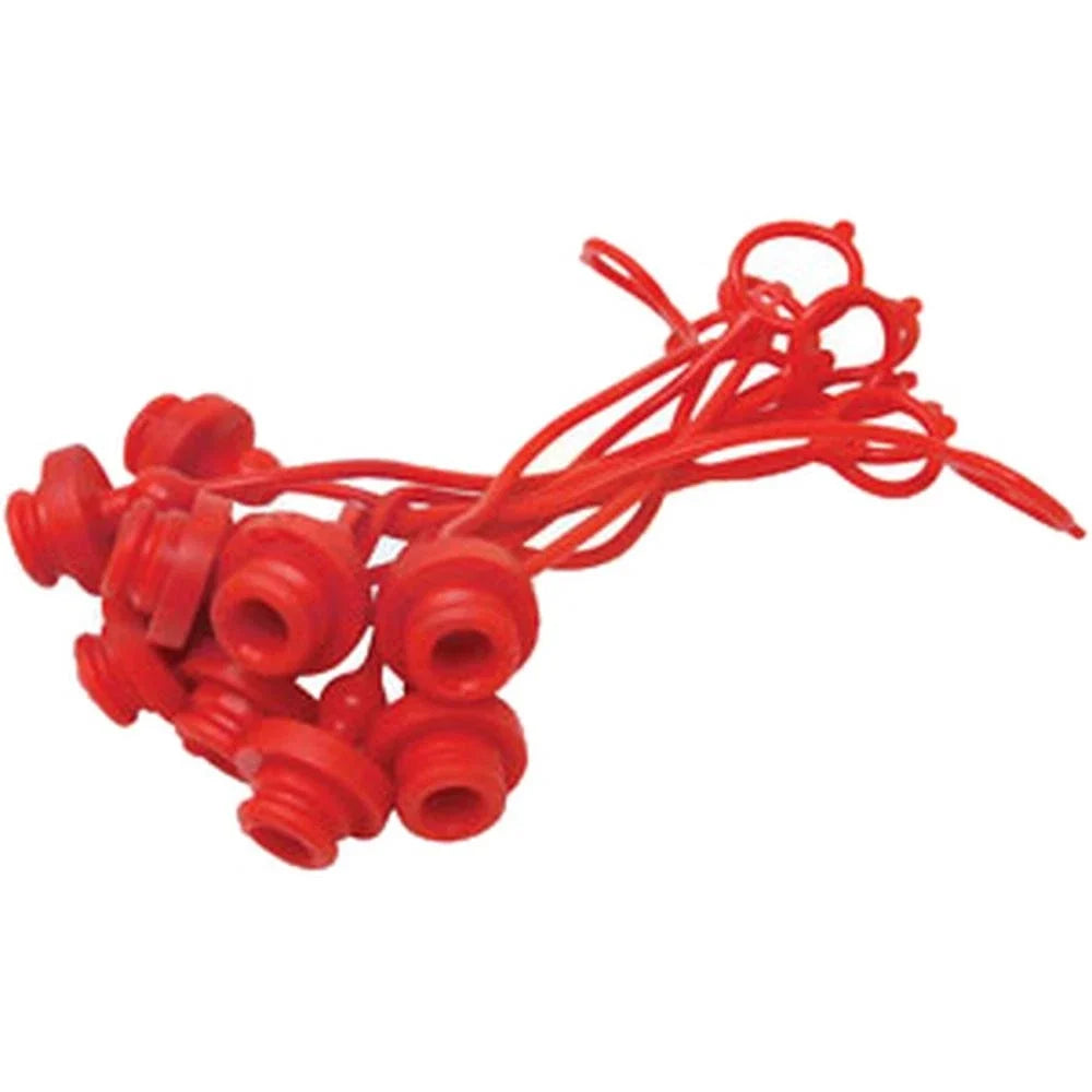 Set of 10 Dust Plugs 3/8" Red for A-P211311-AI