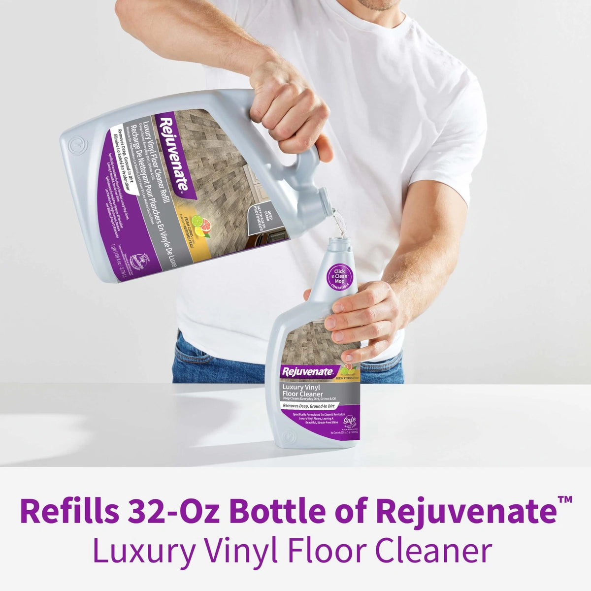 Luxury Vinyl Floor Cleaner Refill for (Pack of 1)