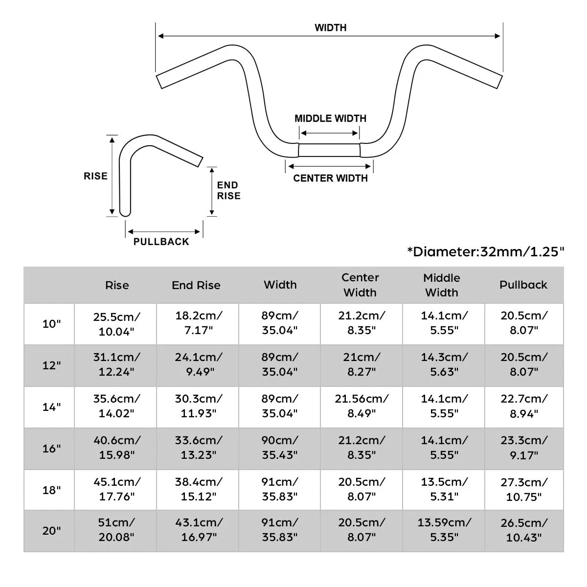 14" Rise Ape Hangers Handlebar for Harley Sportster Softail