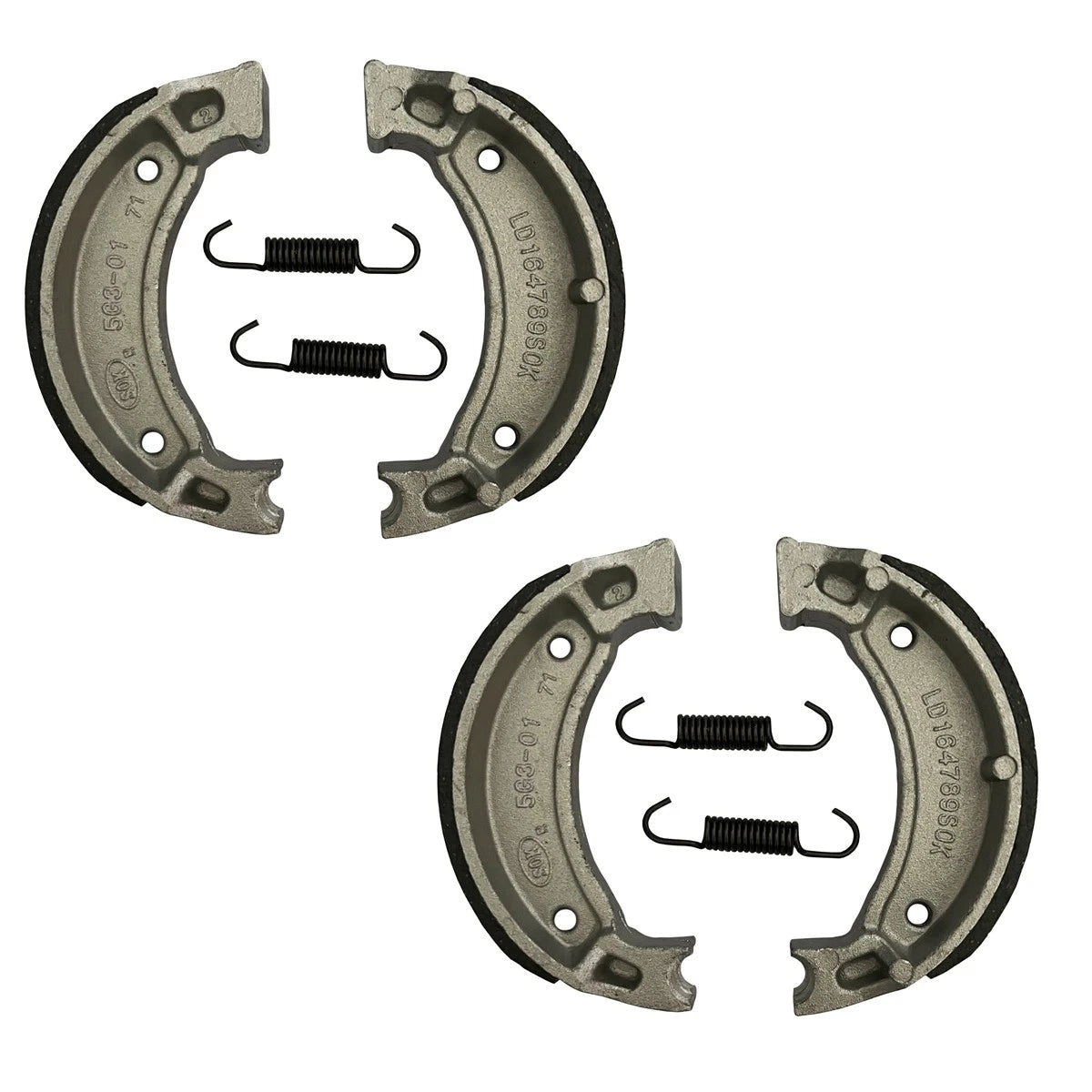 Front Brake Shoes (2)FS-126 for Yamaha Raptor 50 (2004–2008)