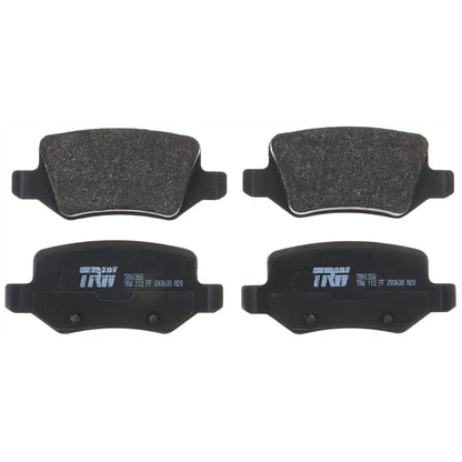 Set of 4 TRW Brake Pad Sets for Mercedes-Benz B200 (2008)