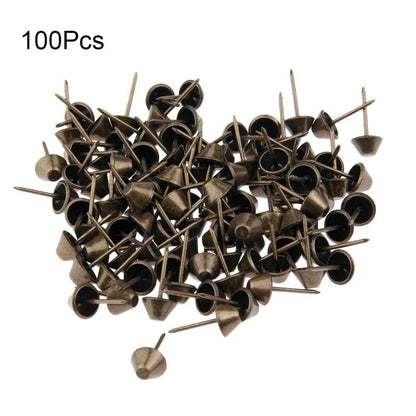 100Pcs Upholstery Nails for Furniture Craft Decor