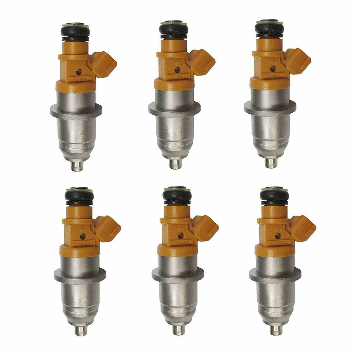 6Pcs Fuel Injectors for Yamaha Outboard HPDI 250 300H (2003–Present) 60V-13761-00-00, 60V137610000, E7T25080