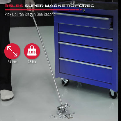 Telescoping Magnetic Sweeper Pickup Tool for Universal Use (2010–2023)