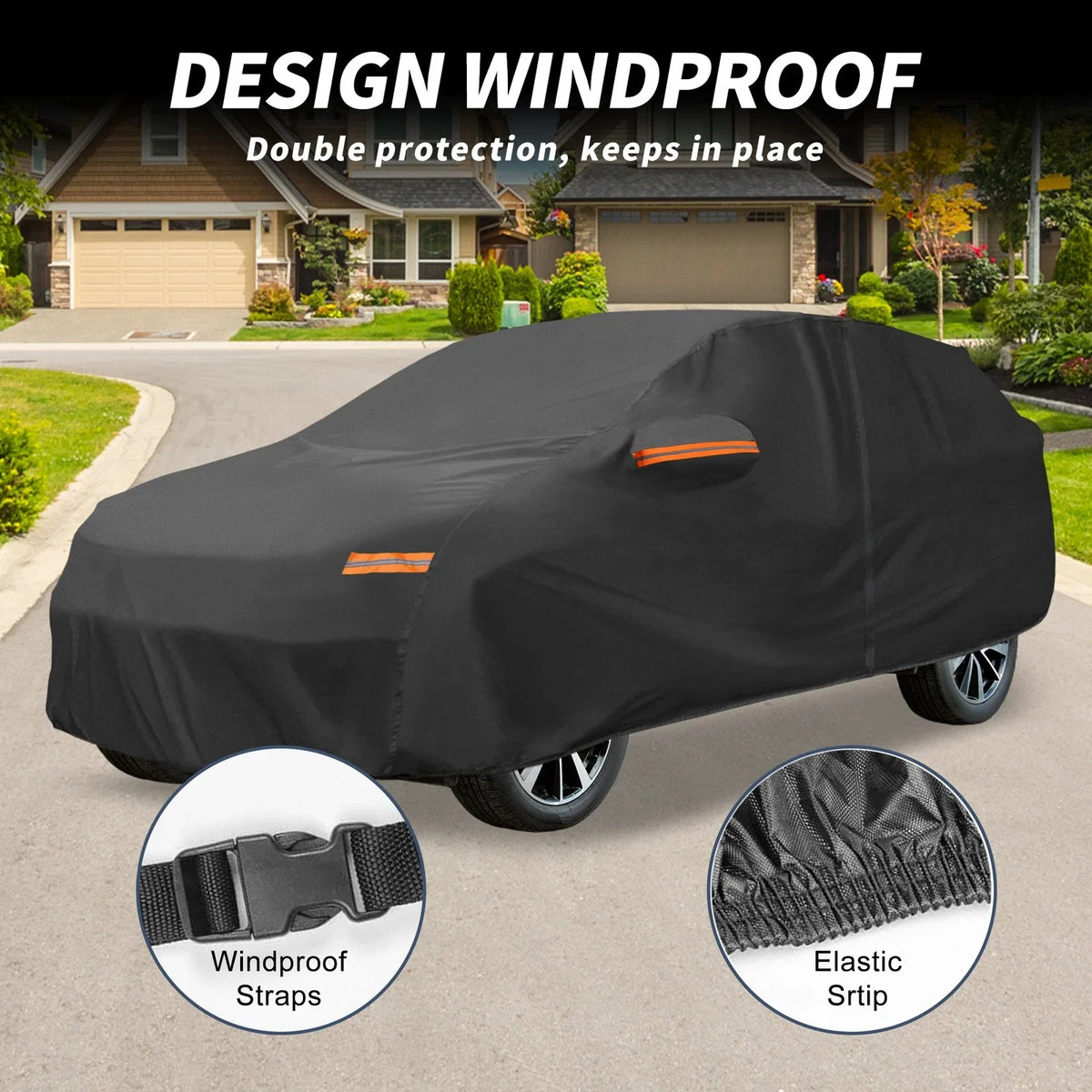 Waterproof Aluminum Film Car Cover for Kia Sorento (2016–2023)