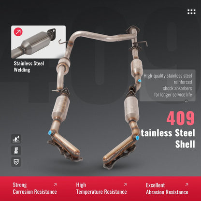 Catalytic Converters for Toyota Tacoma (2005–2011) V6 4.0L 4WD