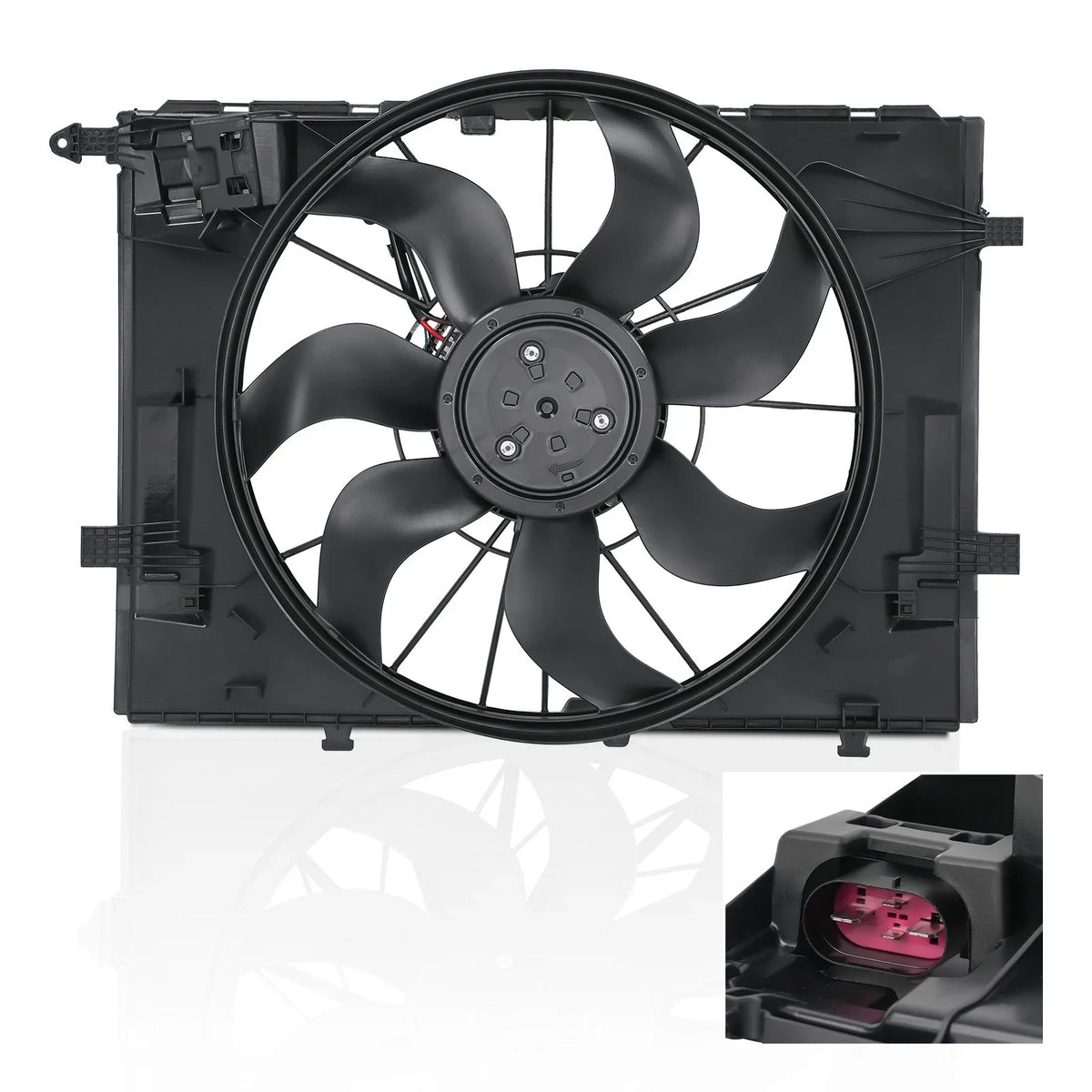 Cooling Fan Assembly for Mercedes-Benz C180/C200/C250/C300 (2014–2017) A0999061200