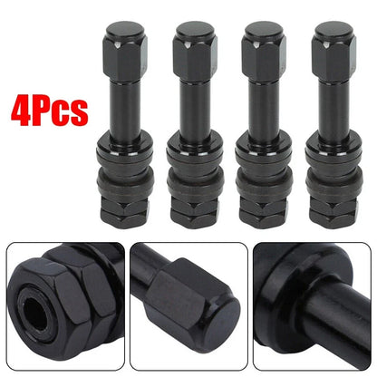 Set of 4 Tire Valve Stems TR48E for Car Tubeless Wheels