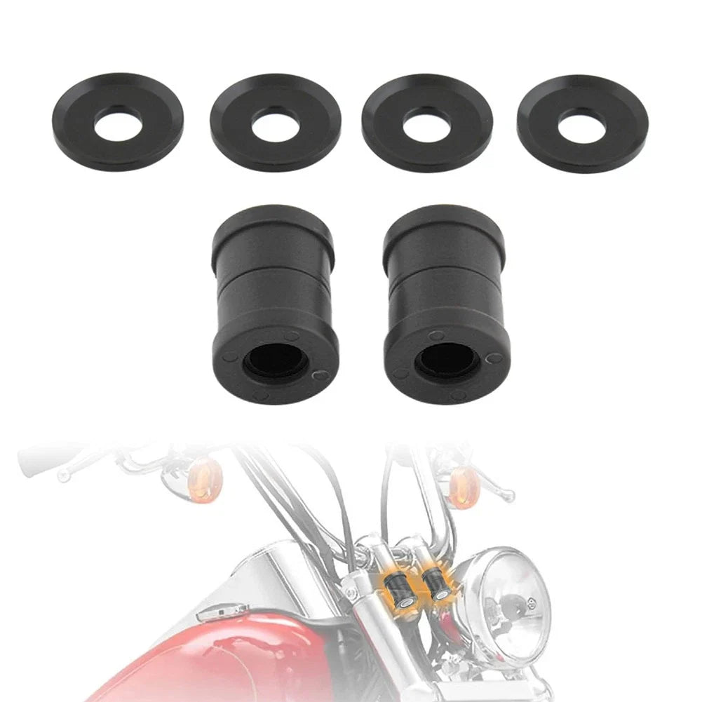 Polyurethane Handlebar Riser Bushings for Harley Softail Dyna Sportster XL (2000–2023)