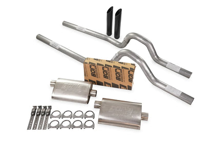 Dual Exhaust Kit 2.5" Borla Pro XS for GM C/K20 3/4 Ton (1973–1980)