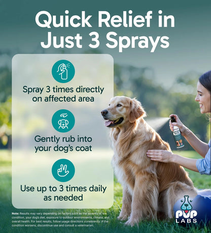 K9 Soothe Anti Itch Spray for Dogs with Aloe, Rose - 4 FL OZ